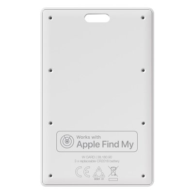 W CARD, kartica sa funkcijom lociranja, bela