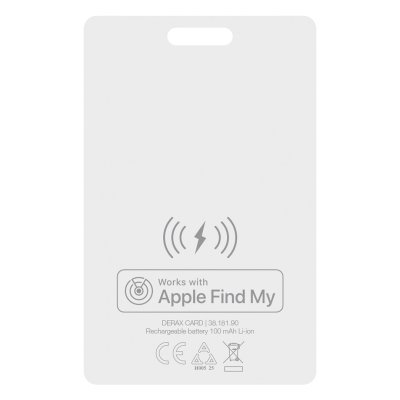 DERAX CARD, kartica sa funkcijom lociranja, bela
