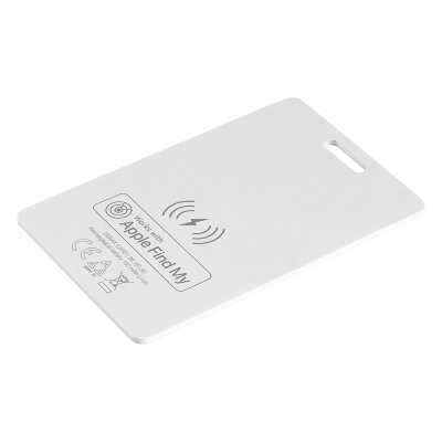 DERAX CARD, kartica sa funkcijom lociranja, apple findmy, bela