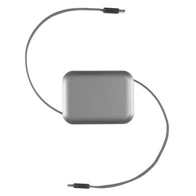 TROJAN 100W 6IN1, type-c kabl za punjenje i prenos podataka, sa držačem za mobilne uređaje, 6 u 1, 100w, srebrni