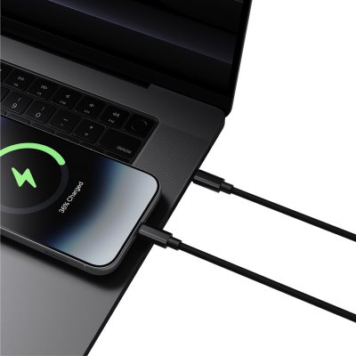 OPTIC 60W, type-c kabl za punjenje i prenos podataka, 60w, crni