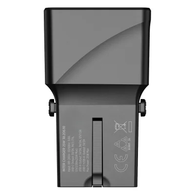 INTER CHARGER 25W, univerzalni putni zidni punjač, 25w, crni