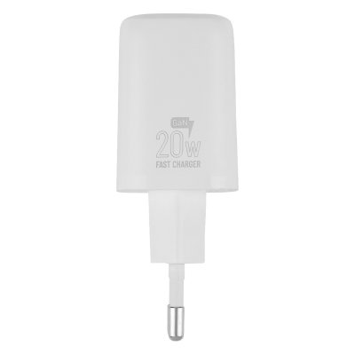 FLUX 20W, zidni punjač 20w, beli