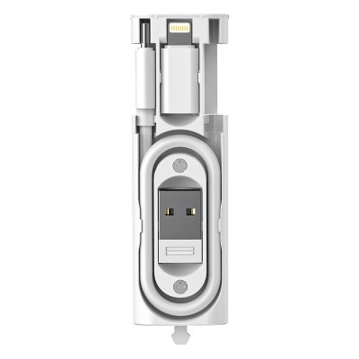 KLASTER, plastična kutija sa adapterima, beli