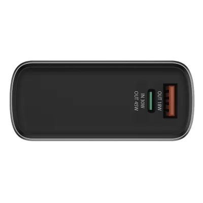 VIRTUS 10PD 45W, pomoćna baterija za laptop, 10.000 mah, 45w, tamno siva