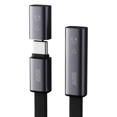 STARLIGHT, type-c kabl za punjenje i prenos podataka, 100w, crni