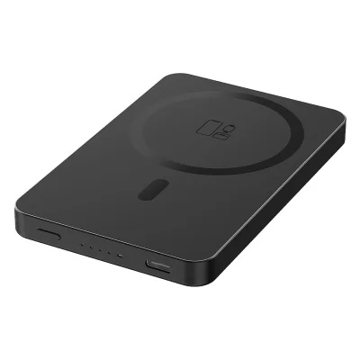 JOIN PD, pomoćna baterija sa magnetom 5.000 mah, bežično punjenje, 15 w, crni