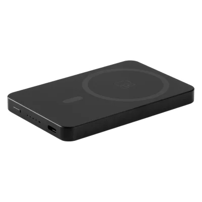 JOIN PD, pomoćna baterija sa magnetom 5.000 mah, bežično punjenje, 15 w, crni
