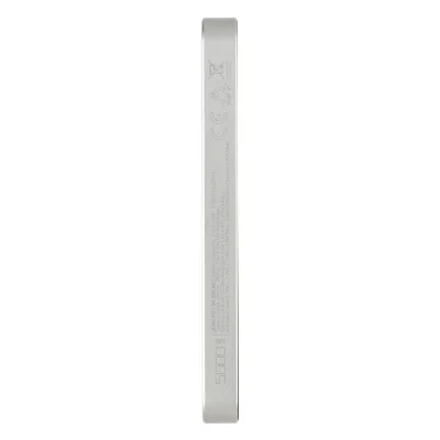 JOIN PD, pomoćna baterija sa magnetom 5.000 mah, bežično punjenje, 15 w, srebrni