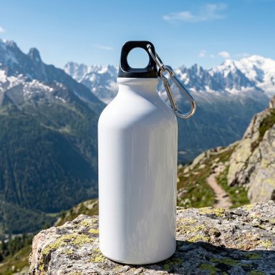 CAMPUS SUBLI, boca za vodu za sublimaciju, 400 ml, bela