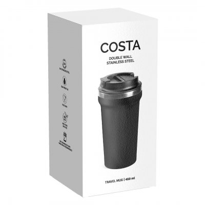 COSTA, termos, 450 ml, crni