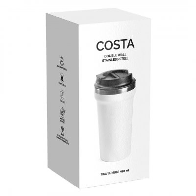 COSTA, termos, 450 ml, beli