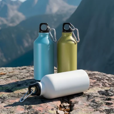 CAMPUS MAT, boca za vodu, 400 ml, tamno siva