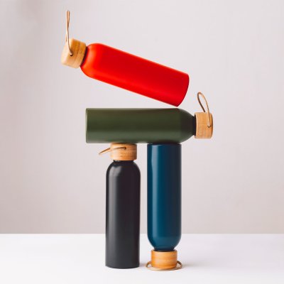 SAVA, boca za vodu, 650 ml, crvena