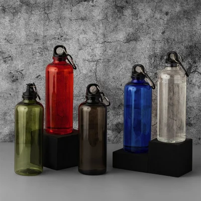 CAMPUS RPET, boca za vodu, 600 ml, crvena
