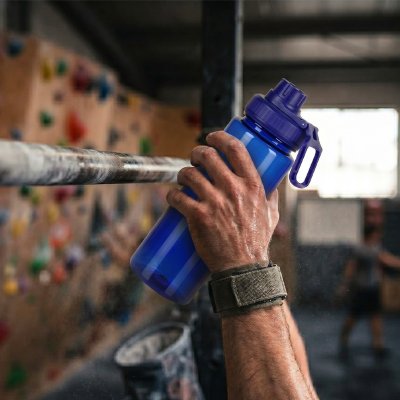 HULK, boca za vodu, 700 ml, plava