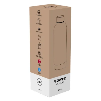 FLOW HD, termos, 500 ml, metalik plavi