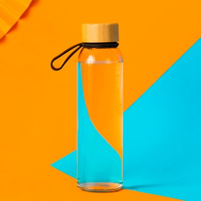 METEOR, boca za vodu, 500 ml, transparentna