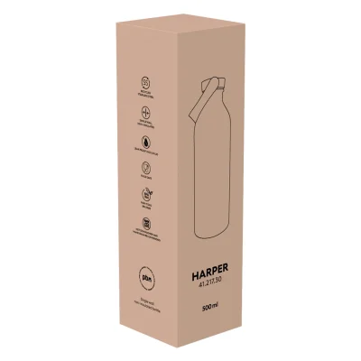 HARPER, boca za vodu, 500 ml, crvena