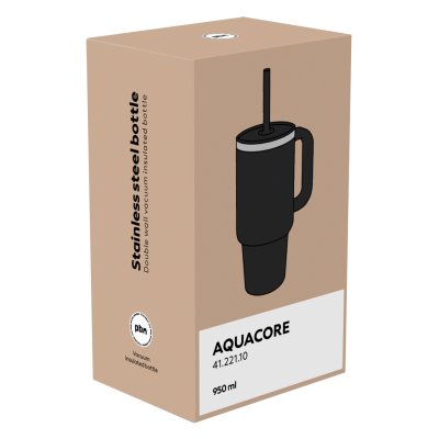 AQUACORE, termos, 900 ml, crni