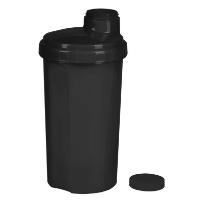POWER, boca za vodu šejker, 700 ml, crna