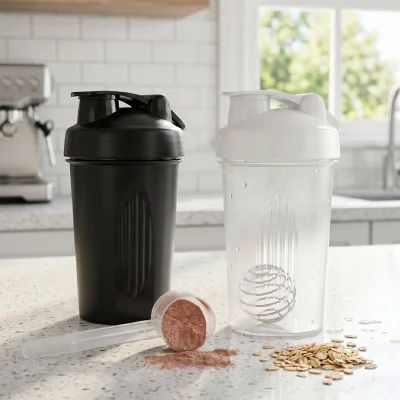 BOOSTER, boca za vodu šejker, 500 ml, crna