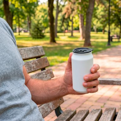 BITTER, čaša za poneti za sublimaciju, 350 ml, bela