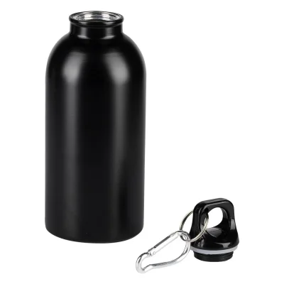 CAMPUS STEEL, boca za vodu, 400 ml, crna