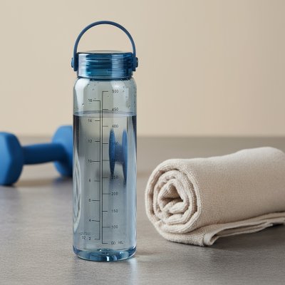 FJORD, boca za vodu, 500 ml, crna