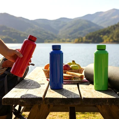 FLOW RPET, boca za vodu, 500 ml, svetlo zelena