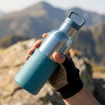 MATADOR, termos sa silikonskom navlakom, 500 ml, plavi