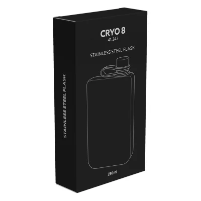CRYO 8, pljoska, 230 ml, crna