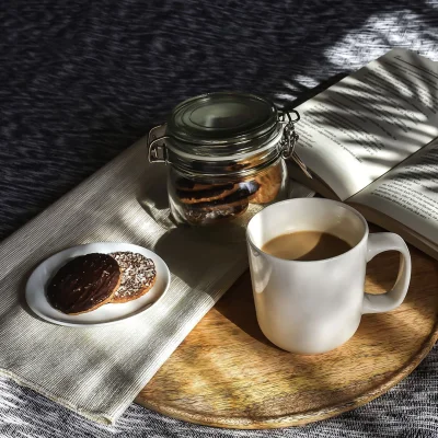 MOKA, šolja od fine keramike, 275 ml, bela