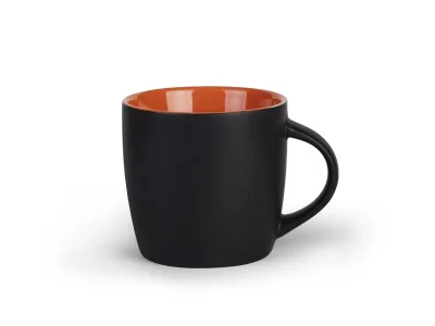 BLACK BERRY, keramička šolja, 300 ml, narandžasta