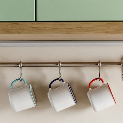 BETTY BIANCO, keramička šolja, 250 ml, svetlo zelena