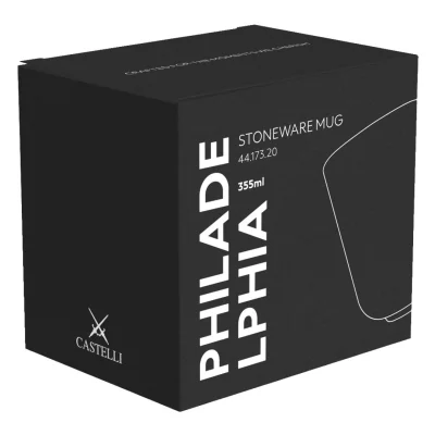 PHILADELPHIA, keramička šolja, 355 ml, plava