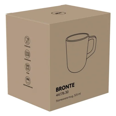 BRONTE, keramička šolja, 325 ml, crvena
