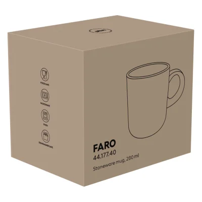 FARO, keramička šolja, 280 ml, žuta