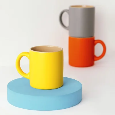 FARO, keramička šolja, 280 ml, žuta