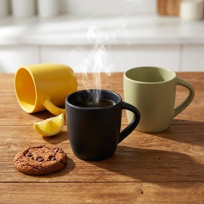 LUNA MINI, keramička šolja, 220 ml, svetlo žuta