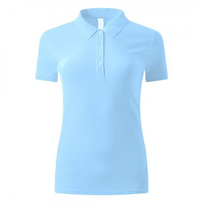 SUNNY, ženska pamučna polo majica, 180 g/m2, svetlo plava