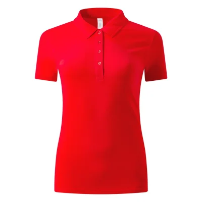 SUNNY, ženska pamučna polo majica, 180 g/m2, crvena