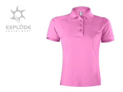 SUNNY, ženska pamučna polo majica, roze