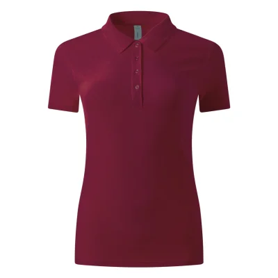 SUNNY, ženska pamučna polo majica, 180 g/m2, bordo