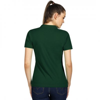 SUNNY, ženska pamučna polo majica, tamno zelena