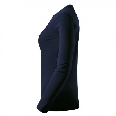 MISS, ženska pamučna majica dugih rukava, 160 g/m2, plava