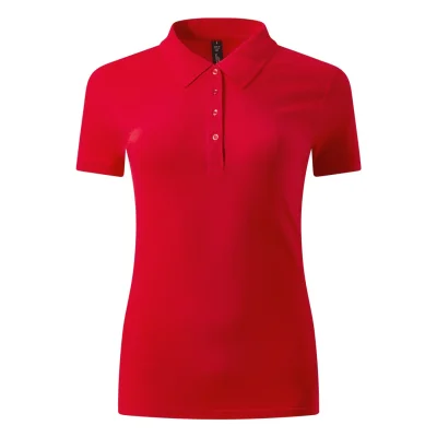 TOP GUN LADY, ženska pamučna polo majica, 210 g/m2, crvena