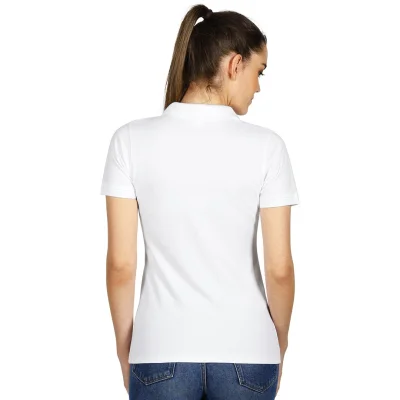 TOP GUN LADY, ženska pamučna polo majica, bela