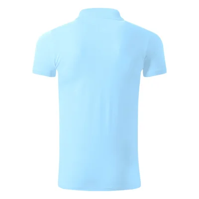AZZURRO II, pamučna polo majica, 180 g/m2, svetlo plava