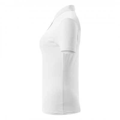 UNA, ženska pamučna polo majica, 180 g/m2, bela